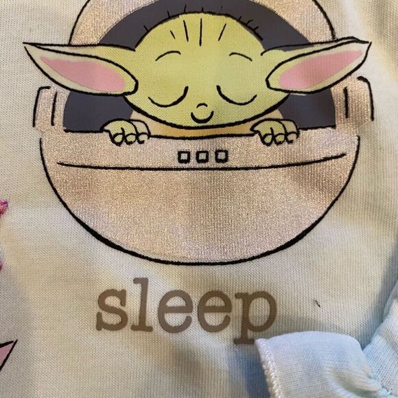 Star Wars The Child Bundle 3 Piece Long Sleeve Hoodie w shorts 4T Short Sleeve T - Picture 5 of 16